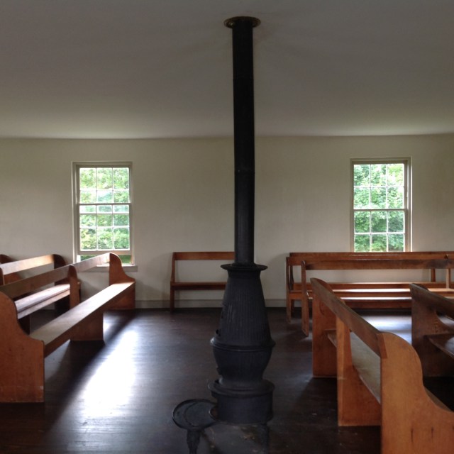 Dunker Church at Antietam - where General Lee had his headquarters